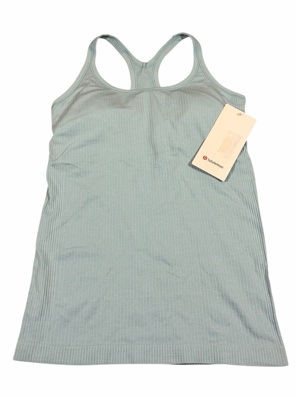 NWT Lululemon Ebb To Street Tank Top (Seafoam) Size 8